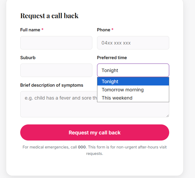 Doctor providing compassionate in-home care